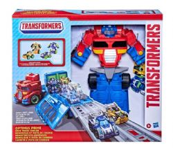 TRANSFORMER - REMORQUE ET PISTE DE COURSE OPTIMUS PRIME